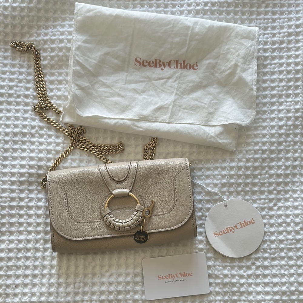 See By Chloe Beige Crossbody Bag